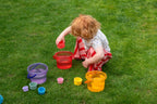 Tickit Silisoft Round Stacking Cups (Rainbow) Pk7
