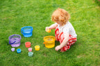Tickit Silisoft Round Stacking Cups (Rainbow) Pk7