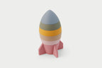 Tickit Silisoft Rocket Stacker (Earth) Pk6