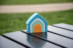Tickit Silisoft Stacking Houses (neutral) Pk4