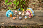 Tickit Silisoft Woodland Mushrooms (earth) Pk12 FSC 100%