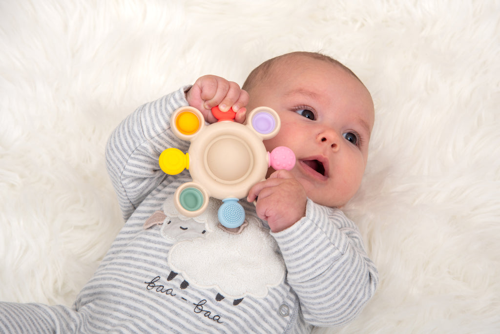 Tickit Silisoft Pop Teether (rainbow)