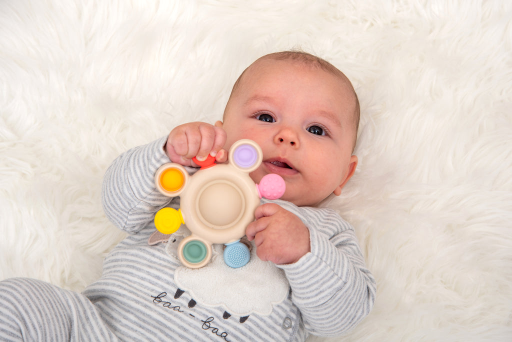 Tickit Silisoft Pop Teether (rainbow)