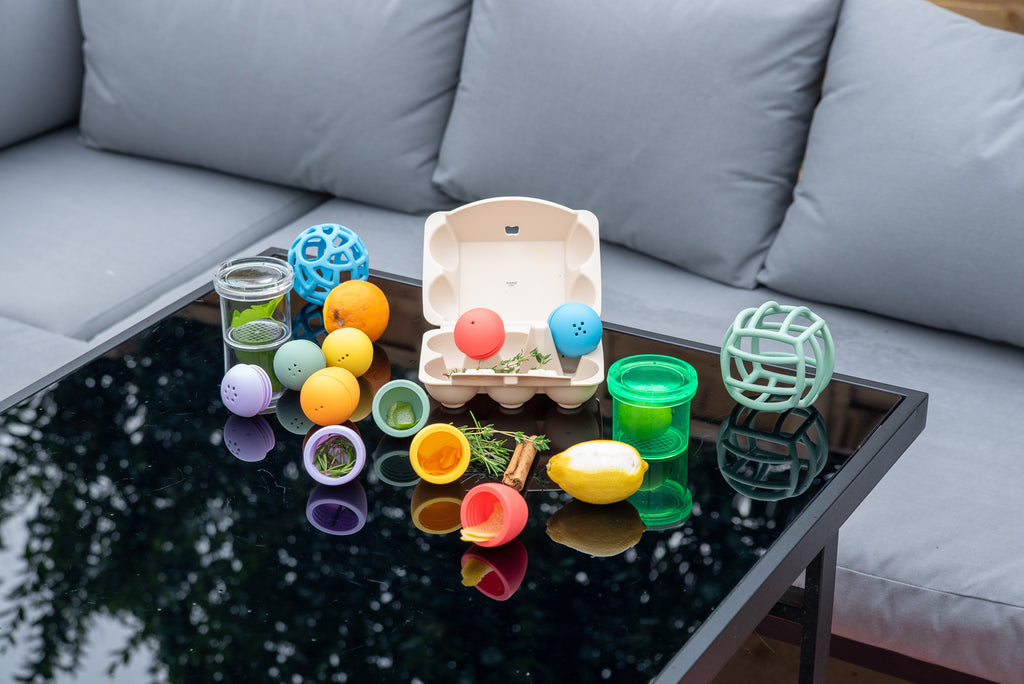 Tickit Silisoft Sensory Eggs (Rainbow) Pk6