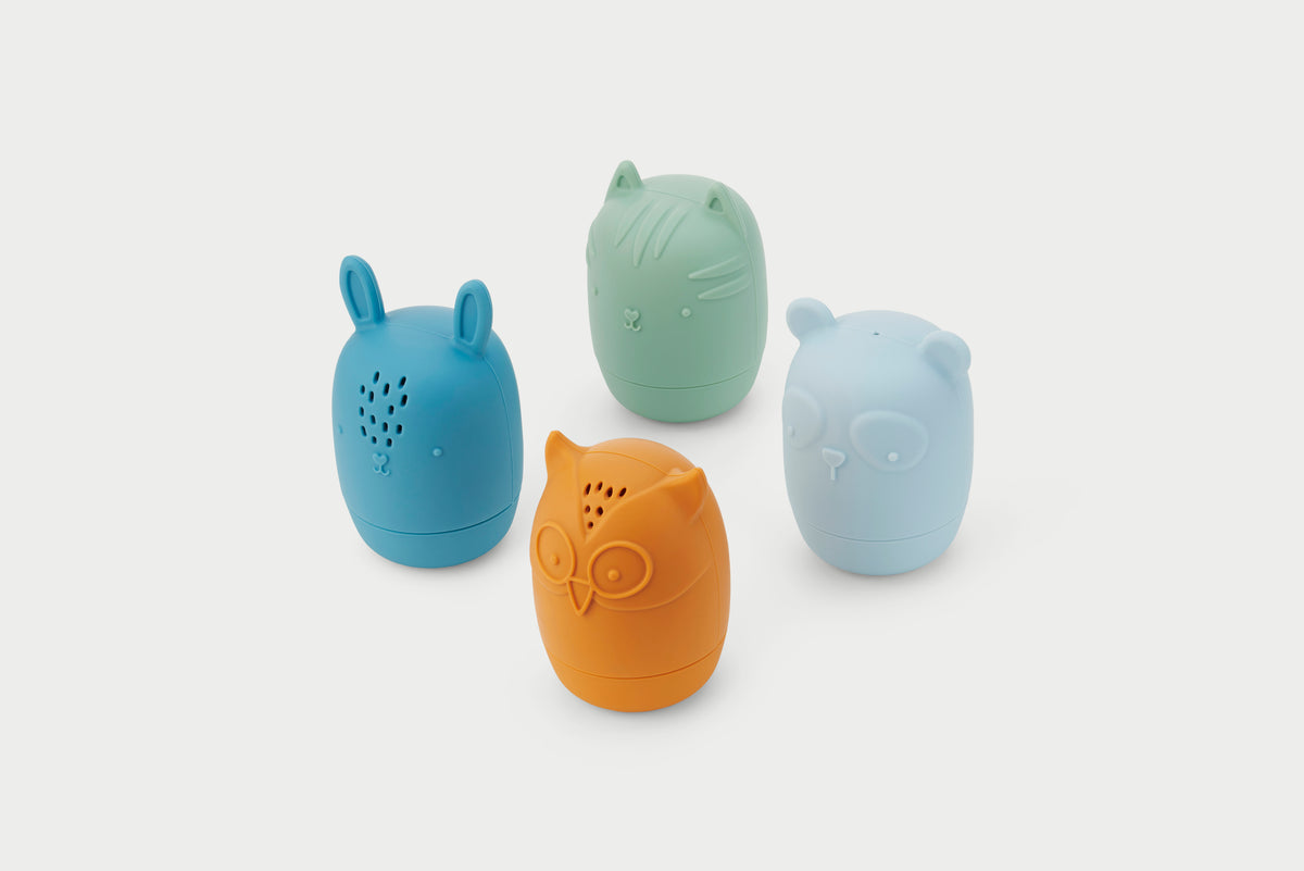 Tickit Silisoft Animal Squirters (neutral) Pk4