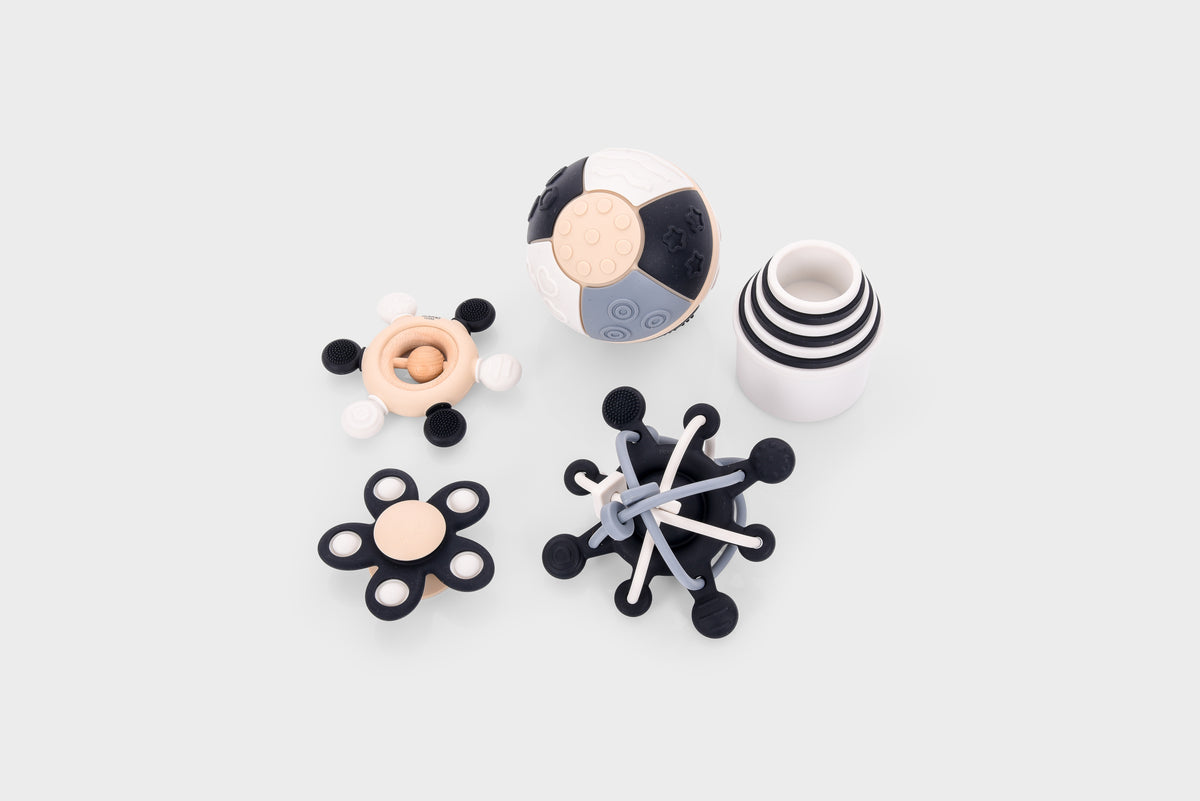 Tickit Silisoft Curiosity Set FSC 100% (Black & White)