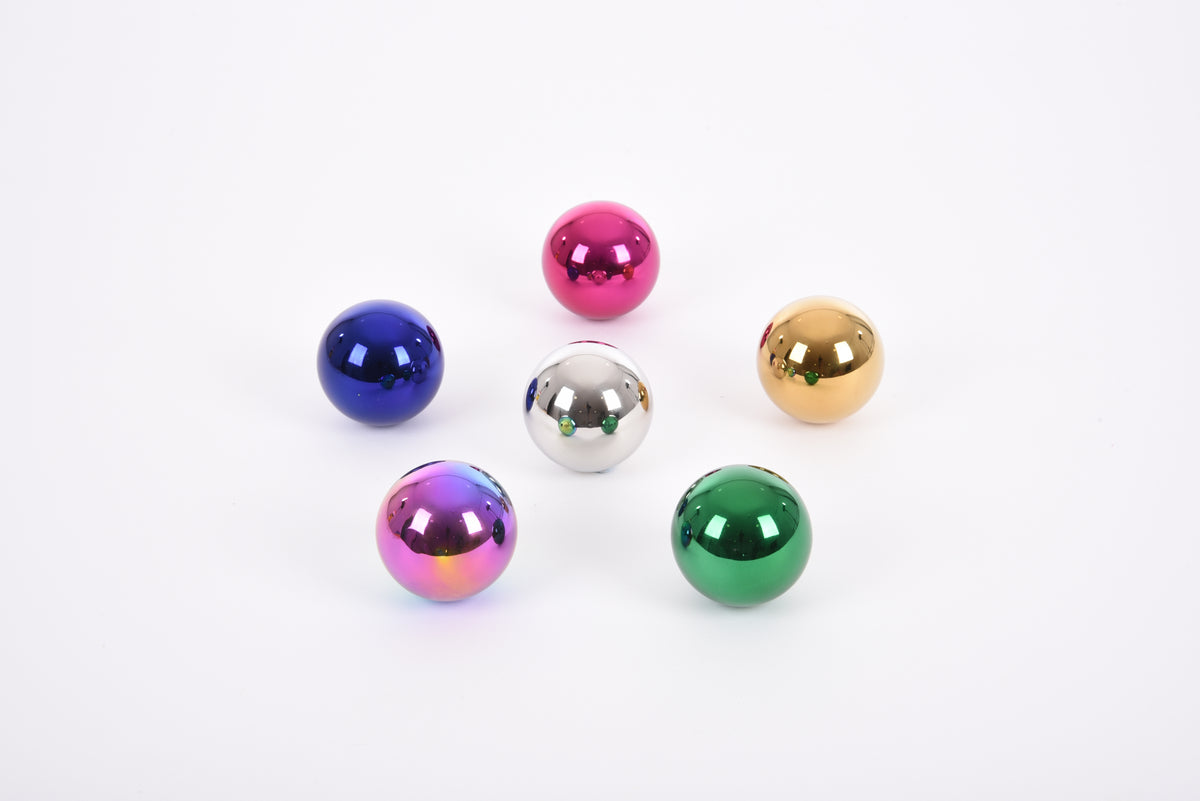Tickit Sensory Steel Colour Mystery Balls Pk6
