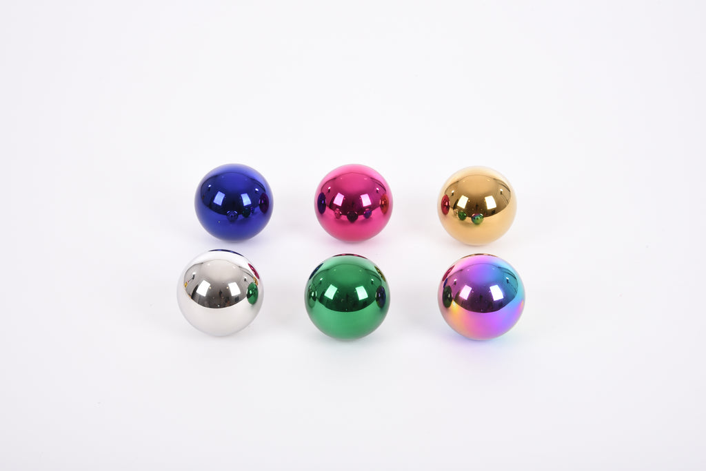 Tickit Sensory Steel Colour Mystery Balls Pk6