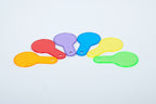 Tickit Translucent Colour Paddles Pk6