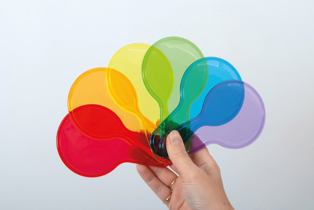 Tickit Translucent Colour Paddles Pk6