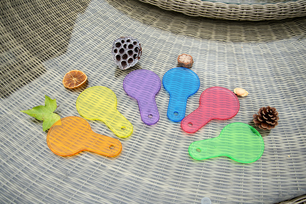 Tickit Translucent Colour Paddles Pk6
