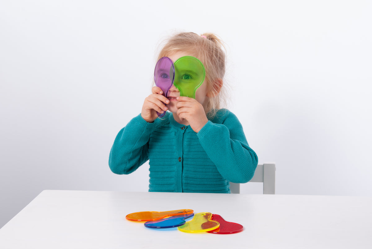 Tickit Translucent Colour Paddles Pk6