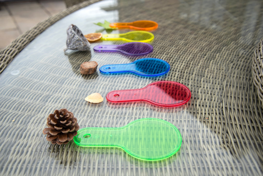 Tickit Translucent Colour Paddles Pk6