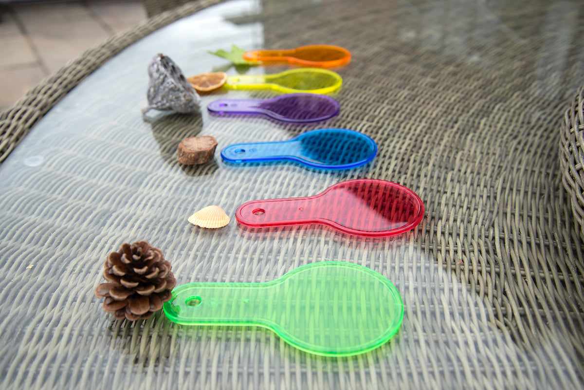 Tickit Translucent Colour Paddles Pk6