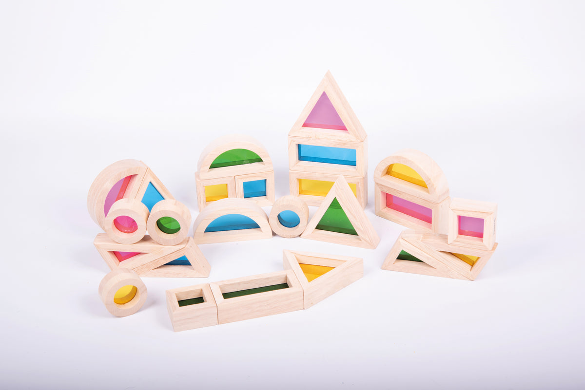 Tickit Rainbow Blocks FSC 100% Pk24