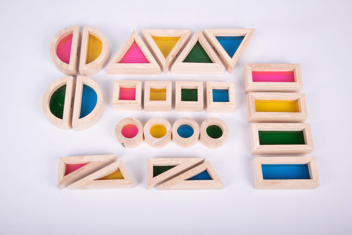 Tickit Rainbow Blocks FSC 100% Pk24