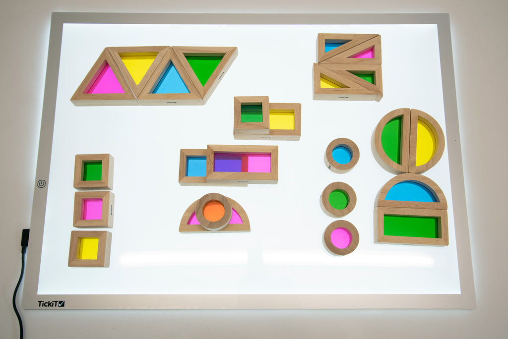 Tickit Rainbow Blocks FSC 100% Pk24