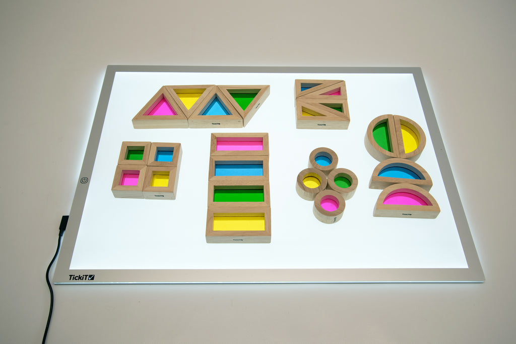 Tickit Rainbow Blocks FSC 100% Pk24