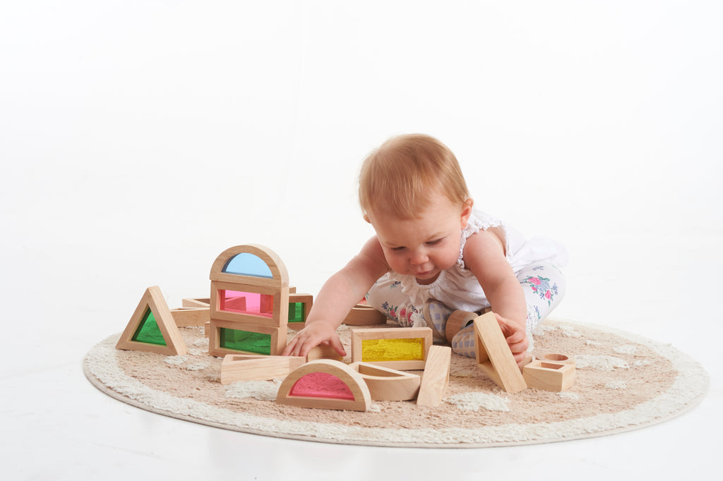 Tickit Rainbow Blocks FSC 100% Pk24