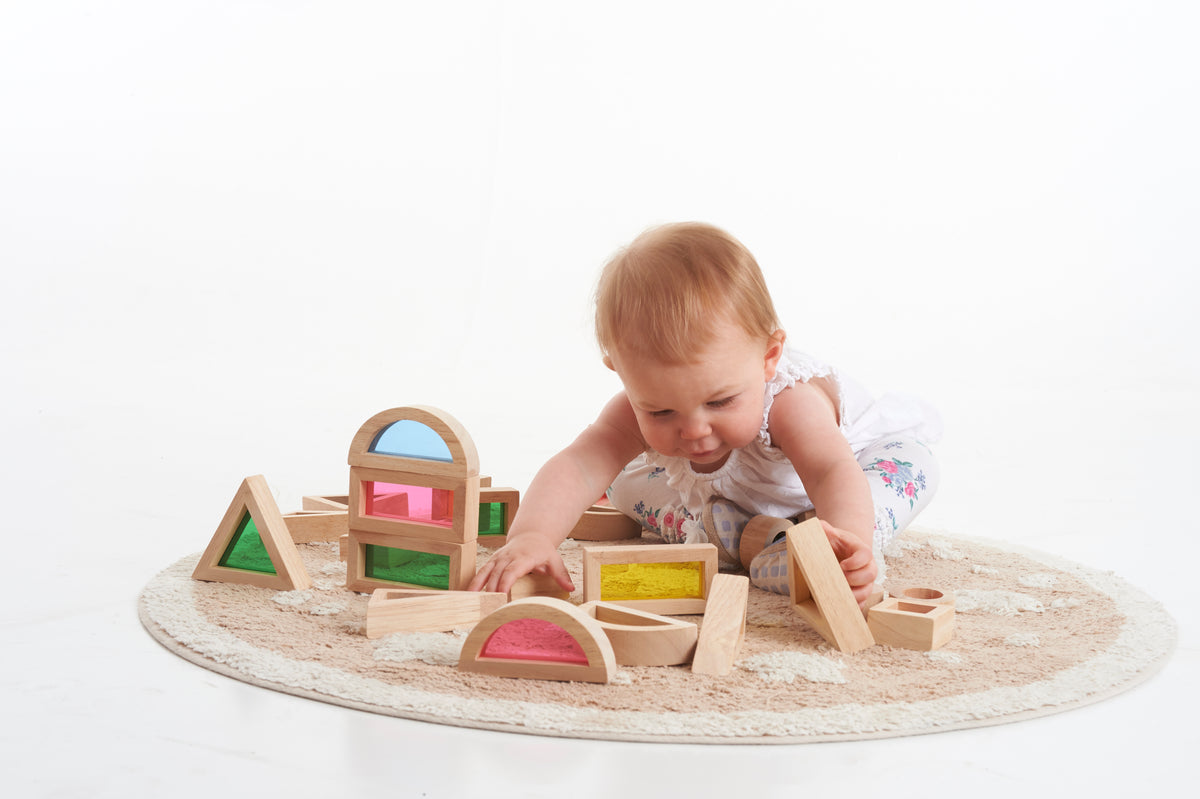 Tickit Rainbow Blocks FSC 100% Pk24