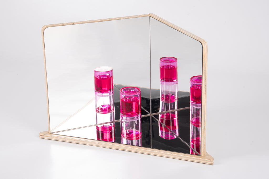 Tickit Wooden 4-Way Mirror FSC 100%
