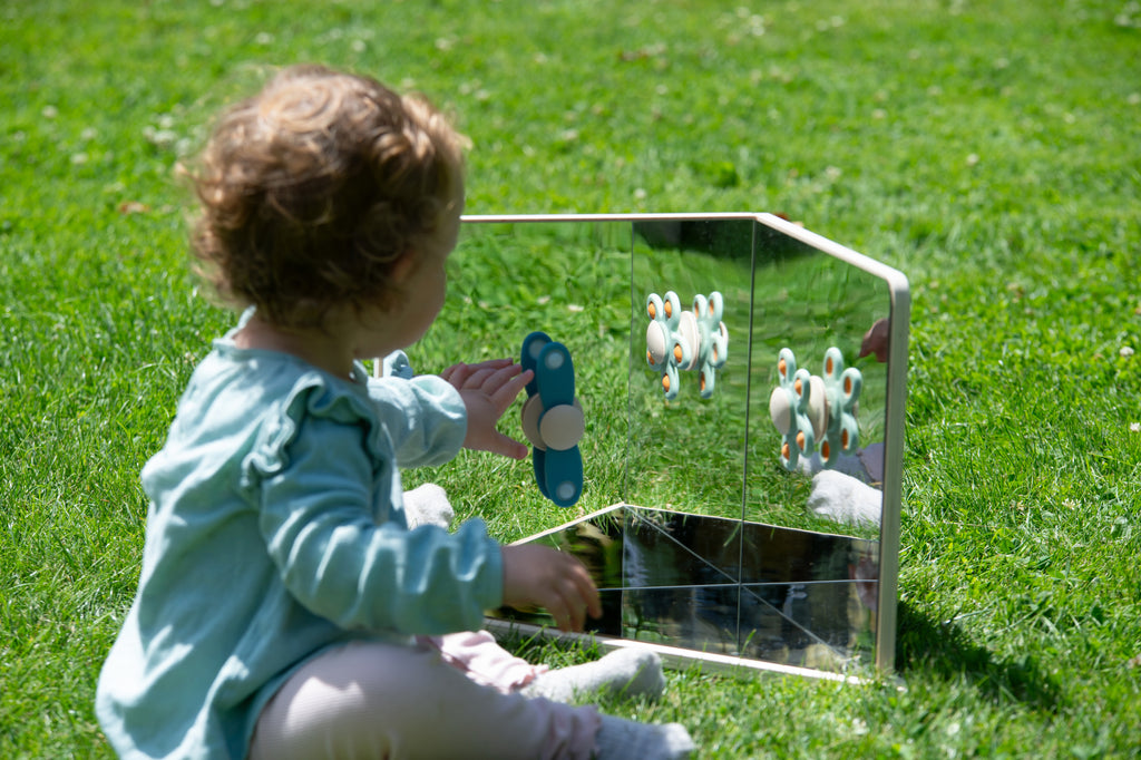 Tickit Wooden 4-Way Mirror FSC 100%