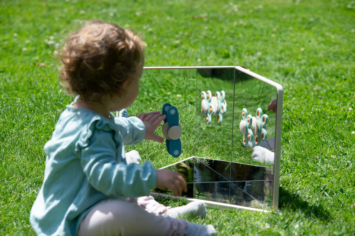 Tickit Wooden 4-Way Mirror FSC 100%