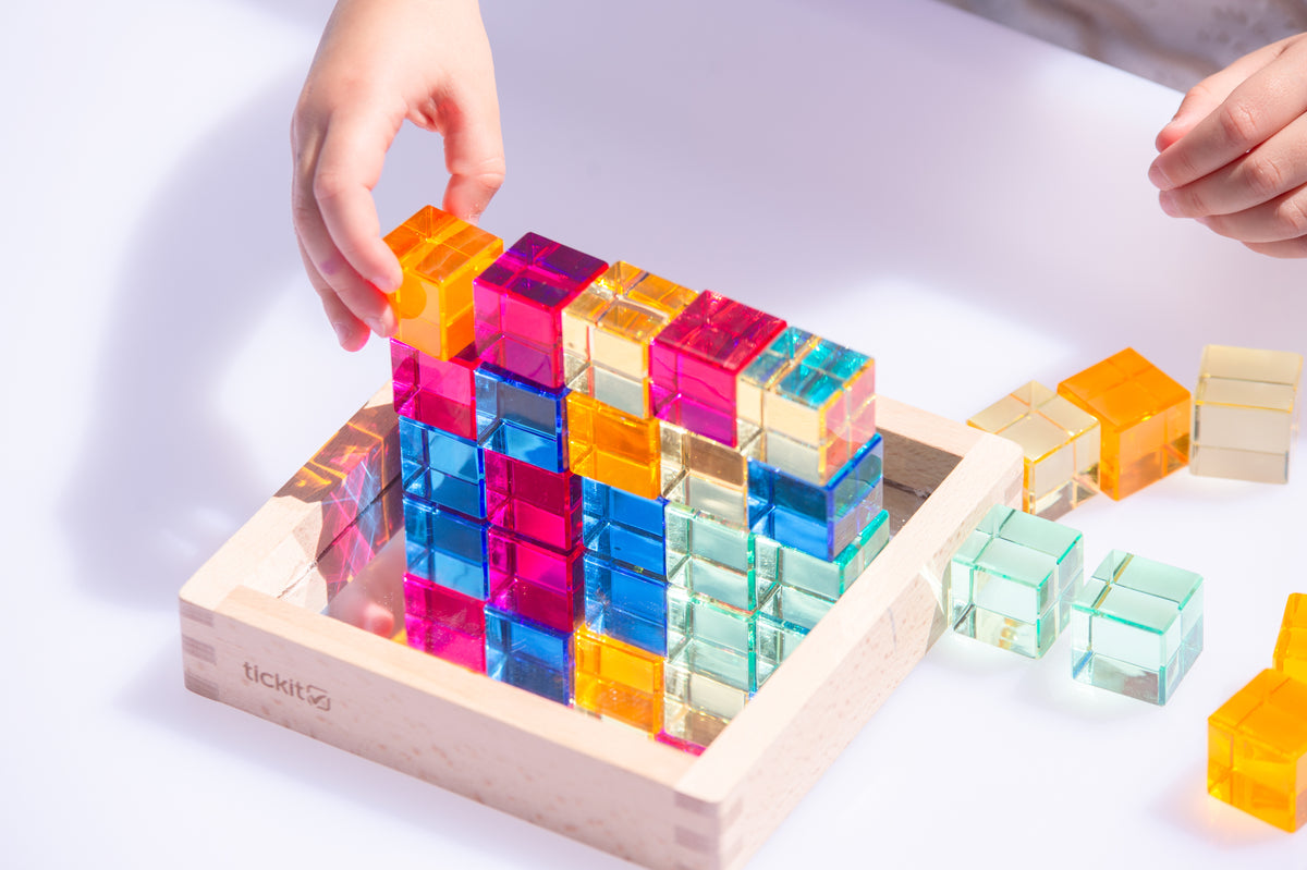 Tickit Gem Cube Mirror Tray Pk25 FSC 100%