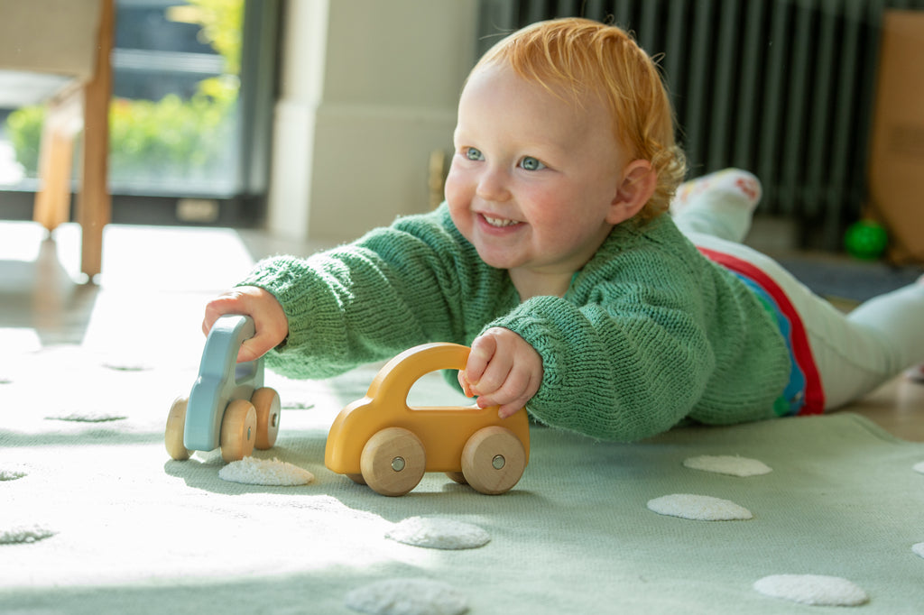 Tickit Wooden Car Blue