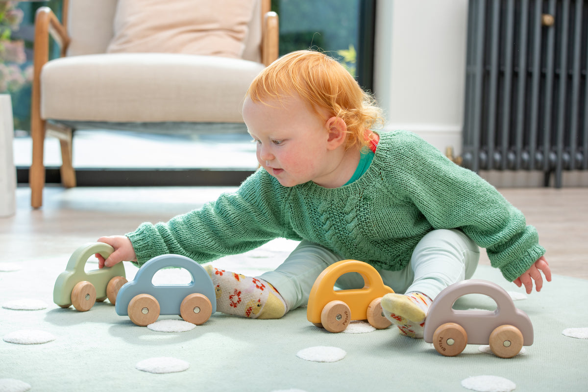 Tickit Wooden Car Blue
