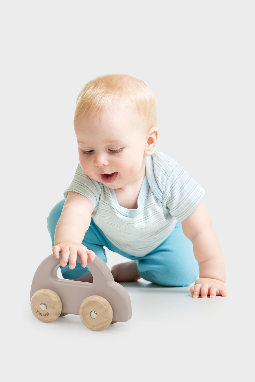 Tickit Wooden Car Light Brown