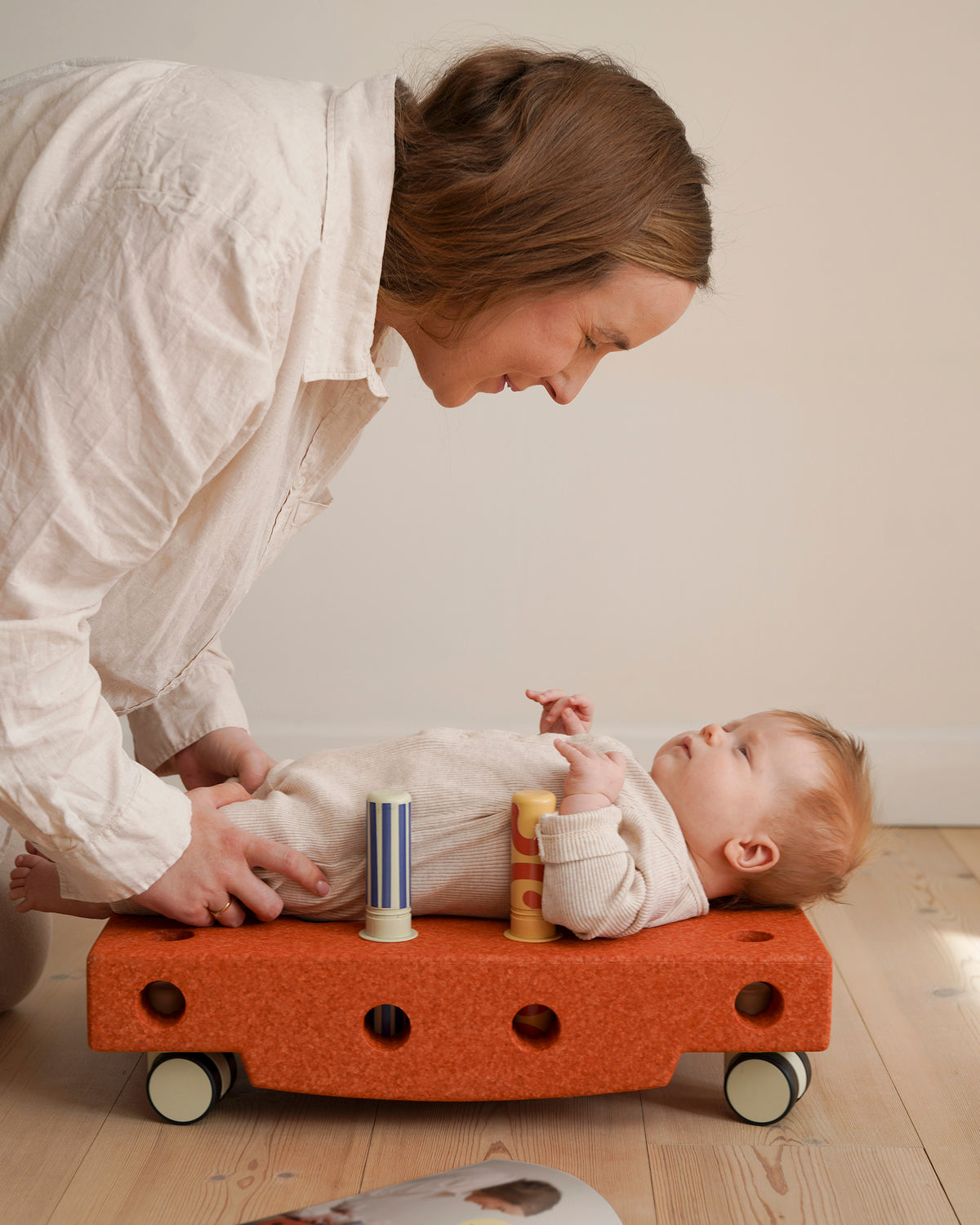 Modu Baby Activity Set Burnt Orange / Dusty Green