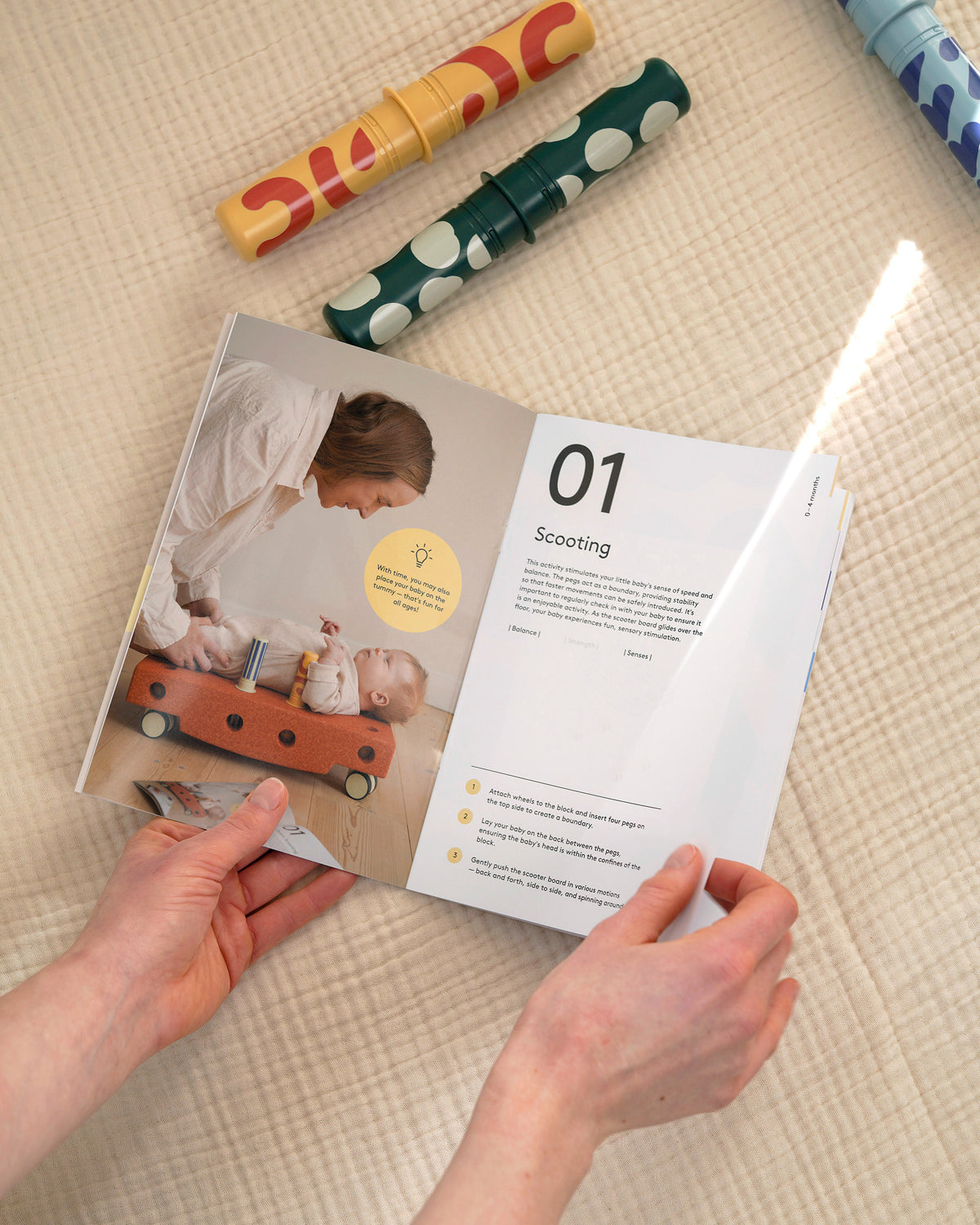Modu Baby Activity Set Sand Grey / Honey Yellow