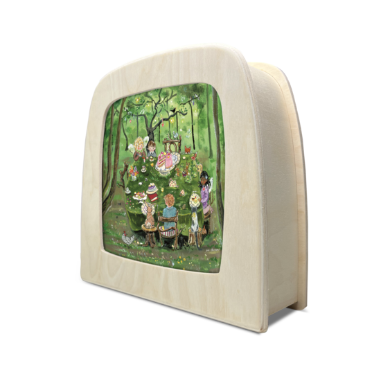 Toverlux Silhouette Gwens Illustrations Forest Tea Party