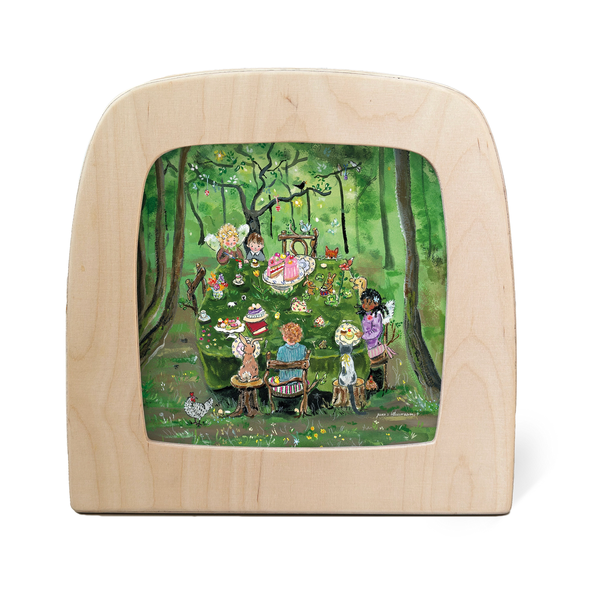 Toverlux Silhouette Gwens Illustrations Forest Tea Party