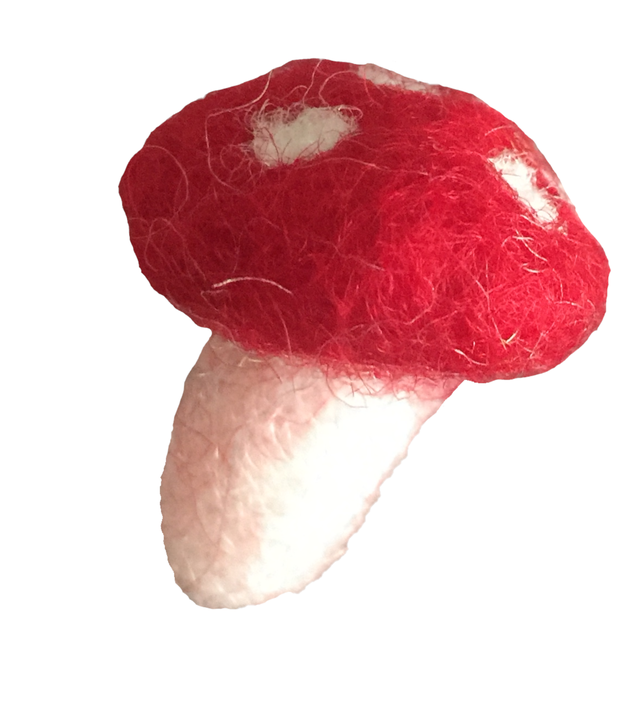 Papoose PD Mushroom 4cm RED/10pc
