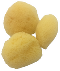 Papoose Natural Sponge 'Silk' 5cm/3pc