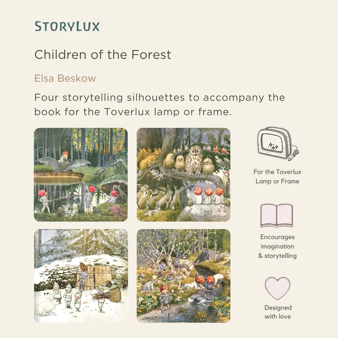 Toverlux Storylux Elsa Beskow Children of the Forest 4 Pcs