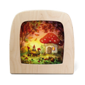 Toverlux Silhouette Vogel Geluk Gnome Picnic