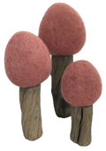 Papoose Earth Autumn Trees/3pc