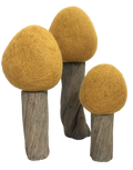 Papoose Earth Spring Trees/3pc