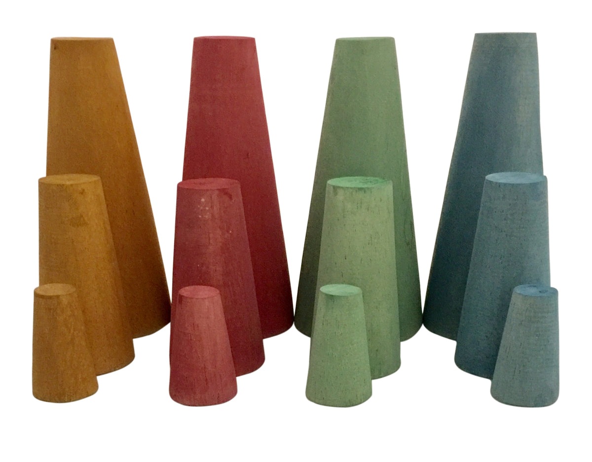 Papoose Earth Stacking Cones/12pc