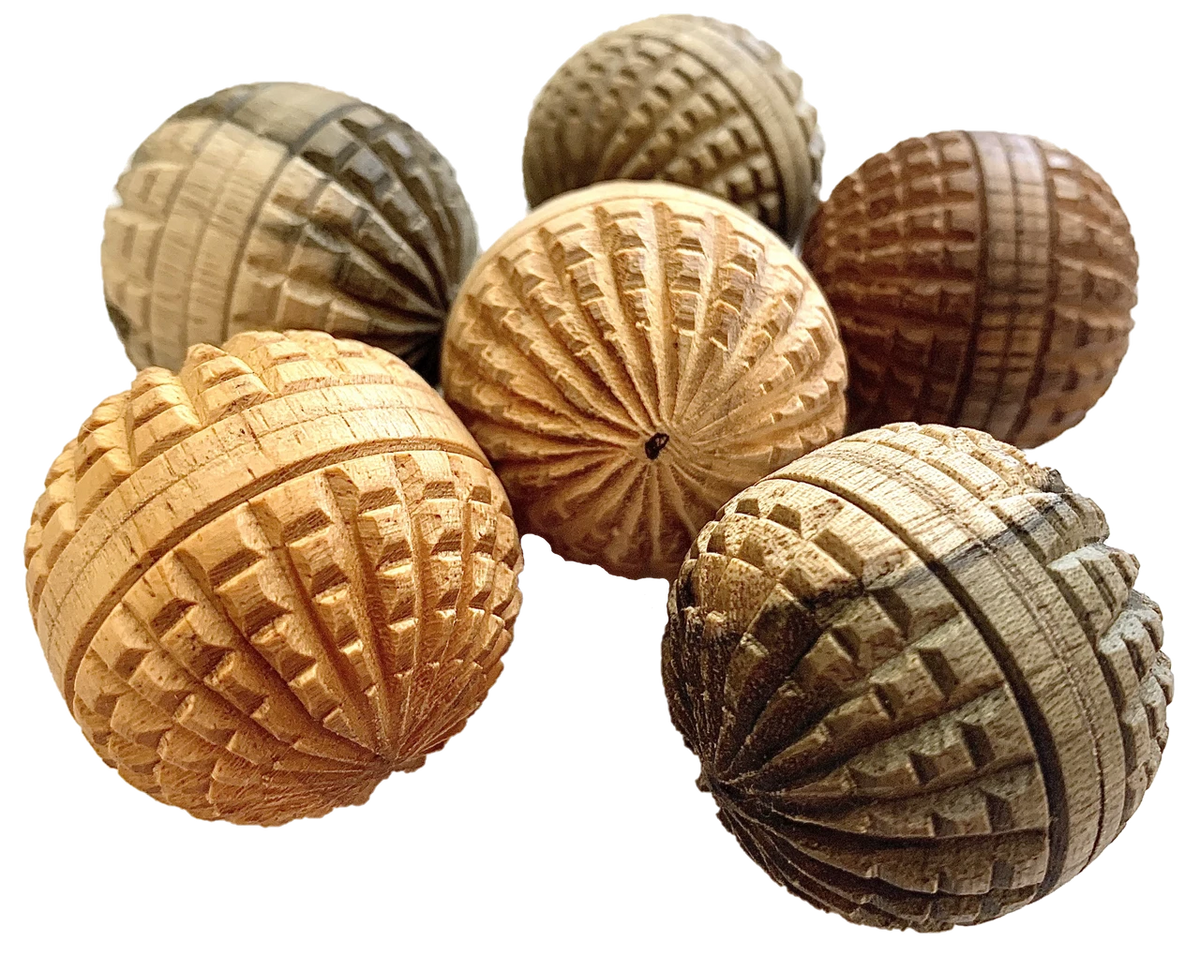 Papoose Mini WW Acorn Balls/6pc