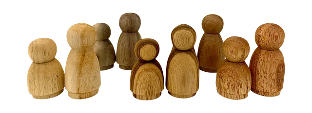Papoose Mini WW Wood Folk/10pc