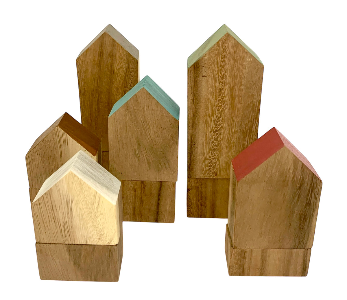 Papoose Earth House Blocks/12pc