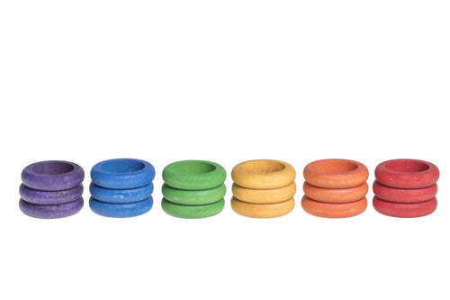 Grapat Rings x 18 - 6 Colours